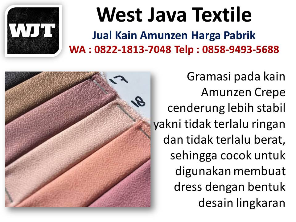  Bahan  amunzen untuk baju  West Java Textile wa 